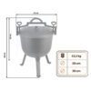 Ketaus emaliuotas puodas 11 l laužo kepsninei BD-481 348110