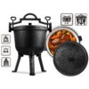 Ketaus emaliuotas puodas 8l laužo kepsninei BD-481 348100