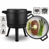 Kociolek-zeliwny-emaliowany-garnek-8l-stojacy-patelnia-grill-BD-480-348010-Ogrod-gt-Kociolki-zeliwne-1 Ketaus emaliuotas puodas 8 l pastatomas + grilio keptuvė BD-480 348010