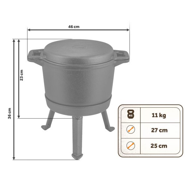 Kociolek-zeliwny-emaliowany-garnek-8l-stojacy-patelnia-grill-BD-480-348010-Ogrod-gt-Kociolki-zeliwne-2 Ketaus emaliuotas puodas 8 l pastatomas + grilio keptuvė BD-480 348010