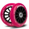 Paspirtuko ratukai 100 mm rubino spalvos 2 vnt.