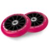 Paspirtuko ratukai 100 mm rubino spalvos 2 vnt.