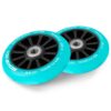 Paspirtuko ratukai 100 mm turkio spalvos 2 vnt.