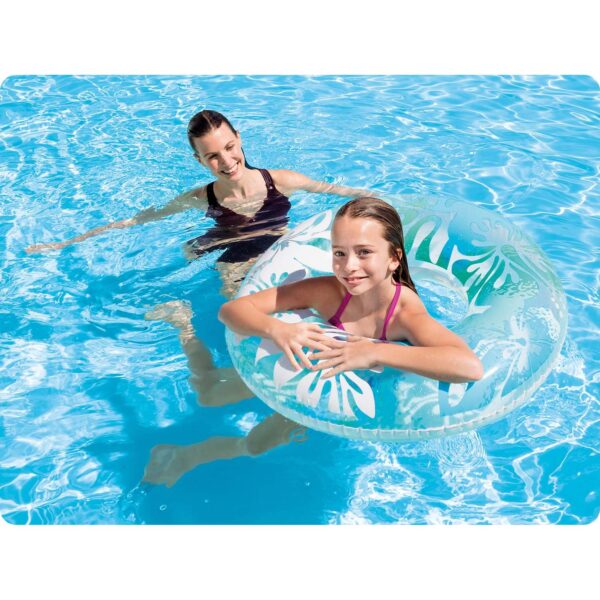 Plaukimo žiedas INTEX 59251 oranžinis, 91 cm skersmens, 3 spalvų