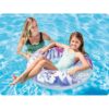 Plaukimo žiedas INTEX 59251 oranžinis, 91 cm skersmens, 3 spalvų