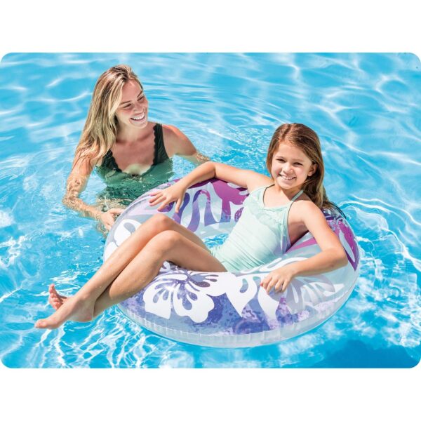 Plaukimo žiedas INTEX 59251 oranžinis, 91 cm skersmens, 3 spalvų