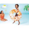 Plaukimo žiedas INTEX 59251 oranžinis, 91 cm skersmens, 3 spalvų