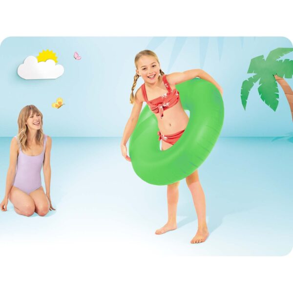 Neoninis plaukimo žiedas, 91 cm skersmens - 3 spalvos INTEX 59262 rožinis