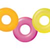 Neoninis plaukimo žiedas, 91 cm skersmens - 3 spalvos INTEX 59262 rožinis
