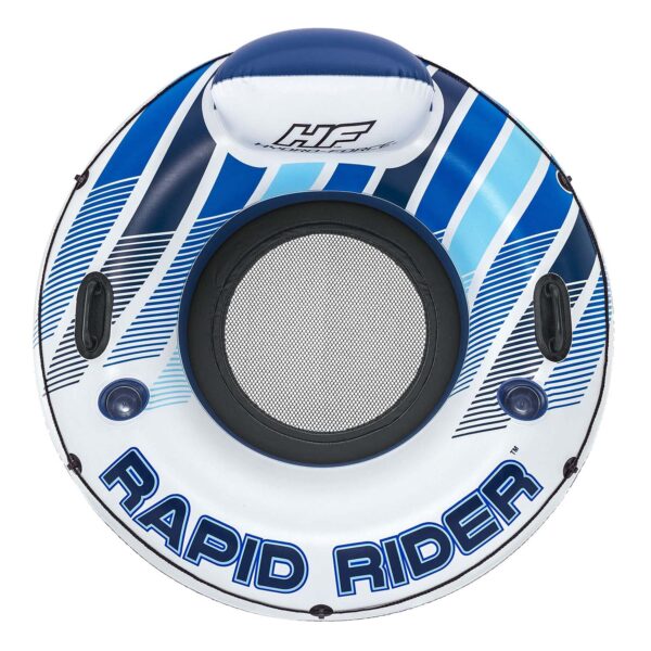 „Rapid Rider“ plaukimo ratas, 135 cm skersmens, 2 rankenos, „Bestway 43116“