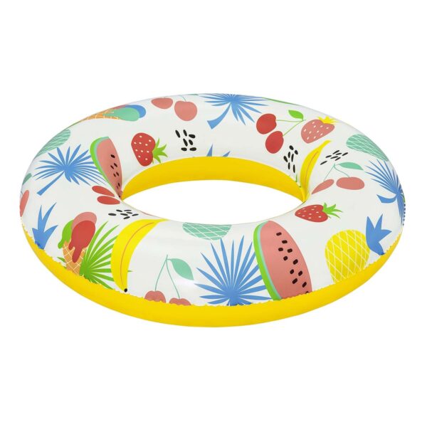 Arbūzų spalvos plaukimo ratas, 61 cm, „Bestway 36014“