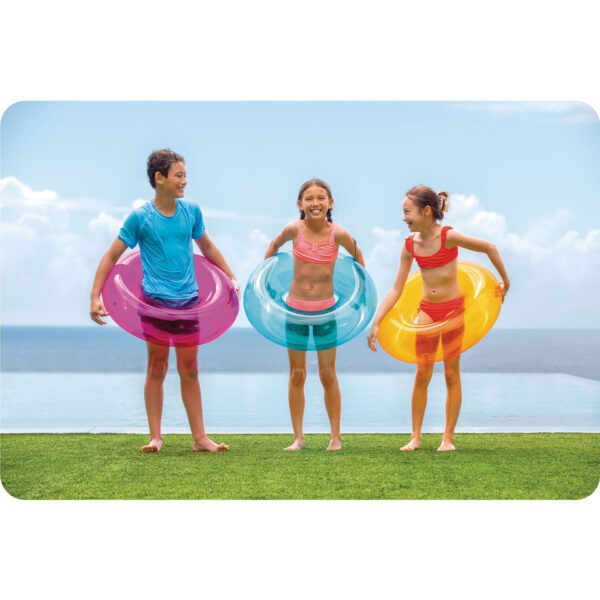 Oranžinis plaukimo ratas 76 cm INTEX 59260