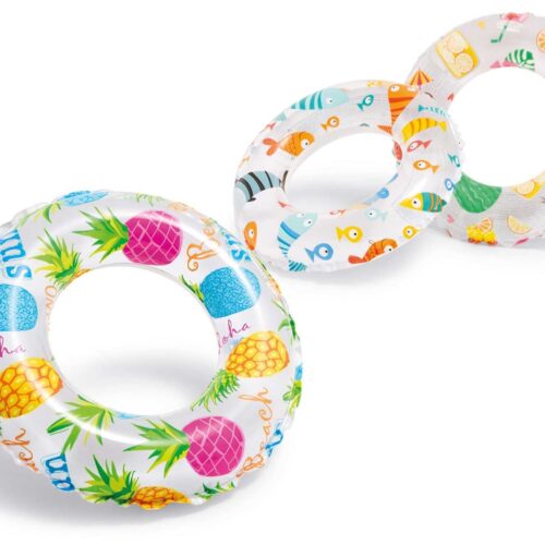 Koło do pływania trzy wzory 51 cm INTEX 59230 smakołyki Plaukimo ratas, trijų raštų, 51 cm, INTEX 59230, skanėstai
