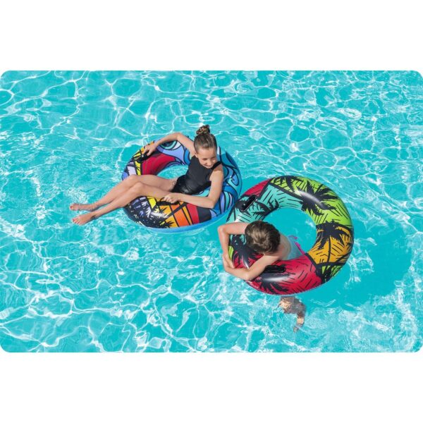 Turkio spalvos plaukimo ratas, 91 cm, „Bestway 36350“
