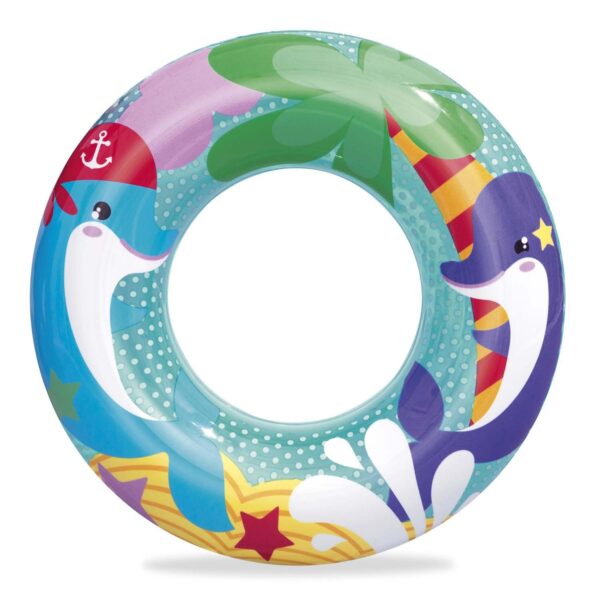 Paplūdimio ratas maudynėms „Sea Adventures“ vaikams „Bestway 36113 undinės“
