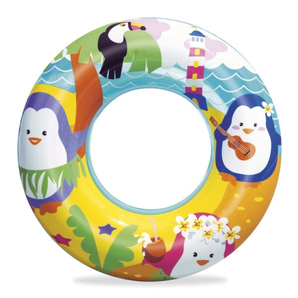 Paplūdimio ratas maudynėms „Sea Adventures“ vaikams „Bestway 36113 undinės“