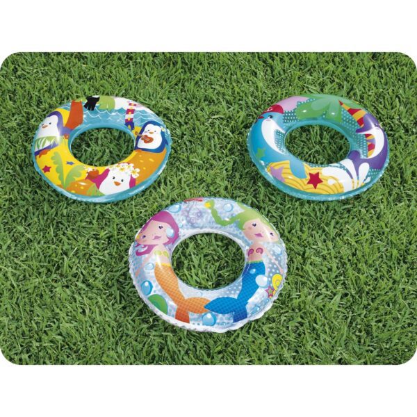 Paplūdimio ratas maudynėms „Sea Adventures“ vaikams „Bestway 36113 undinės“