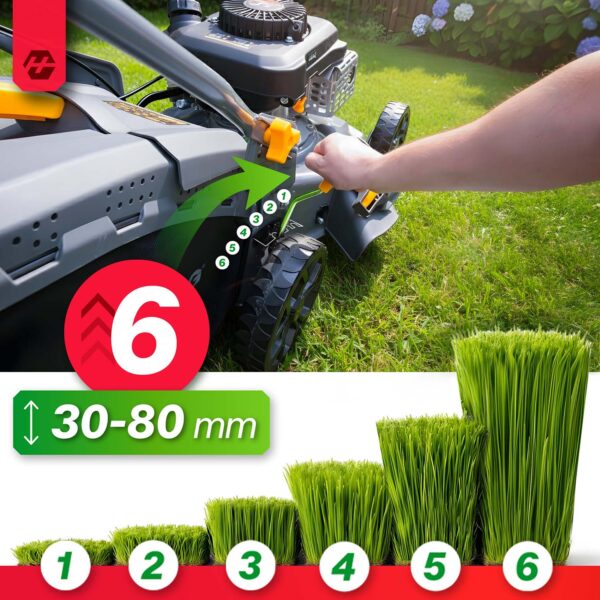40 cm 45 l Zongshen 141cc benzininė vejapjovė + Humberg HM-600 alyva