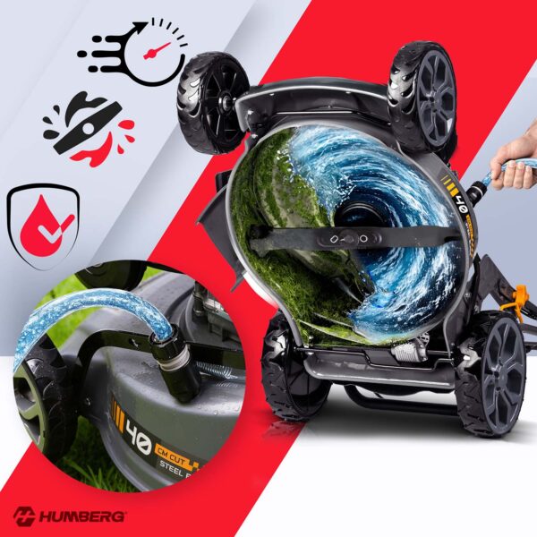 40 cm 45 l Zongshen 141cc benzininė vejapjovė + Humberg HM-600 alyva