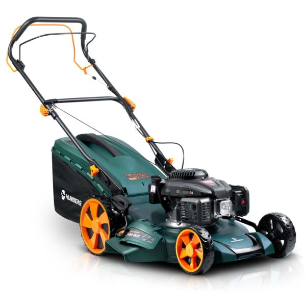 Benzininė vejapjovė su savaeige pavara 51 cm 70 l Loncin 196cc + Humberg HM-601 alyva