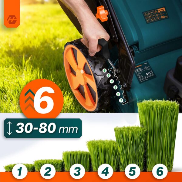 Benzininė vejapjovė su savaeige pavara 51 cm 70 l Loncin 196cc + Humberg HM-601 alyva
