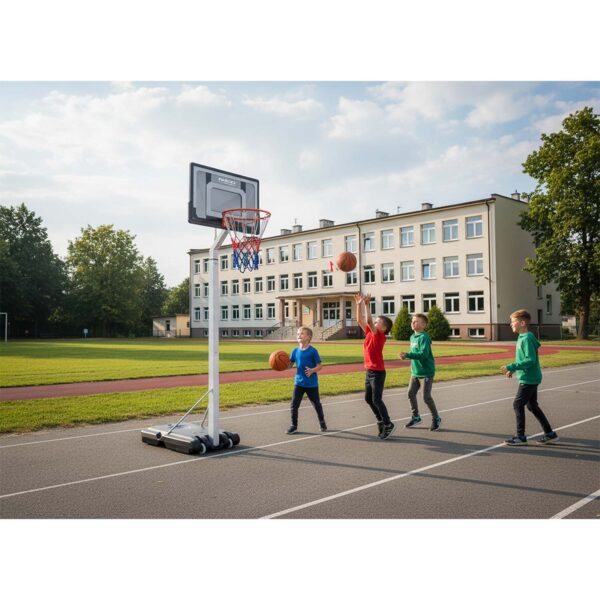Krepšinio krepšys 150–260 cm reguliuojamas, laisvai stovintis, stabilus, mobilus Neo-Sport NS-281