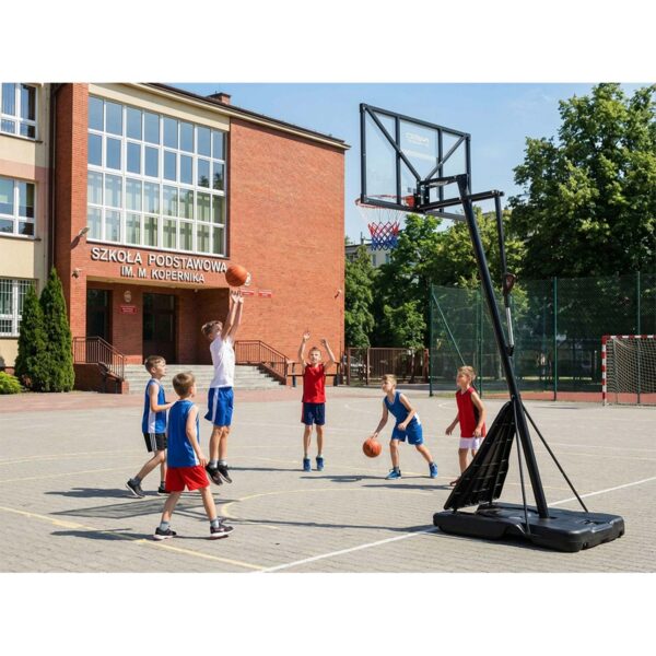 Reguliuojamas krepšinio krepšys 160-305 cm, stabilus, didelis, Neo-Sport NS-284