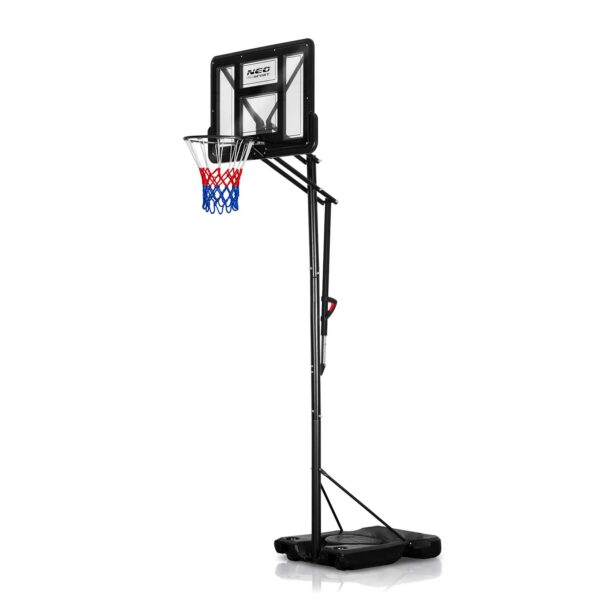 Reguliuojamas krepšinio krepšys 170-305 cm, stabilus, didelis, Neo-Sport NS-283