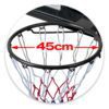 Reguliuojamas krepšinio krepšys 170-305 cm, stabilus, didelis, Neo-Sport NS-283