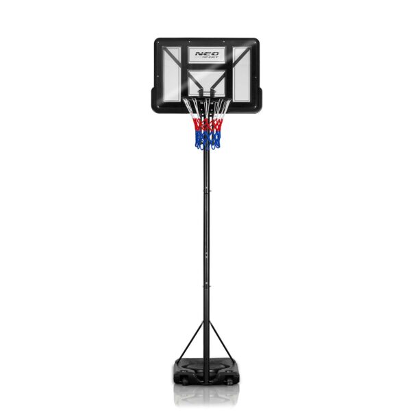 Reguliuojamas krepšinio krepšys 170-305 cm, stabilus, didelis, Neo-Sport NS-283