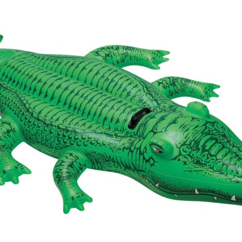 Pripučiamas krokodilas plaukimui 168 x 86 cm INTEX 58546