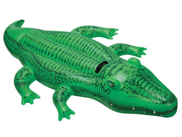 Pripučiamas krokodilas plaukimui 168 x 86 cm INTEX 58546