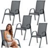Sofotel SO-980 tekstilinės sodo kėdės, 4 vnt. komplektas