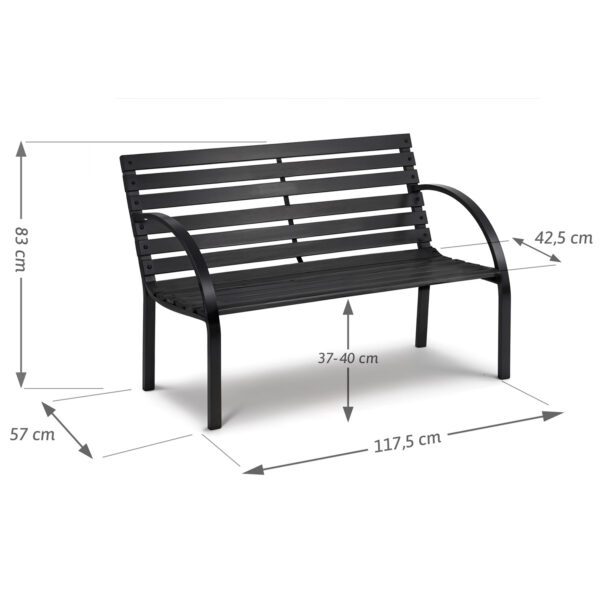 Sodo suolas su atlošu 117,5 x 83 x 57 cm Sofotel Luca