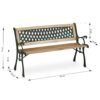 Sodo suolas su atlošu 124 x 74 x 43 cm Sofa Fusio