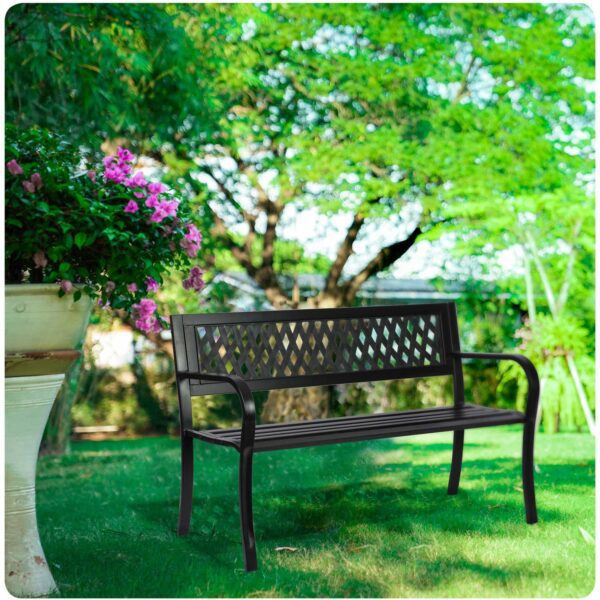 Sodo suolas su atlošu 125 x 77 x 49 cm, „Clover“ sofa