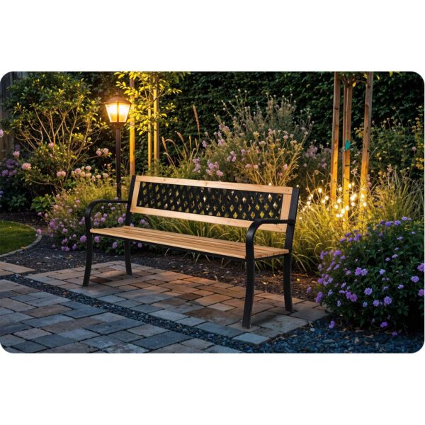 Sodo suolas su atlošu 125 x 77 x 49 cm „Elion“ sofa