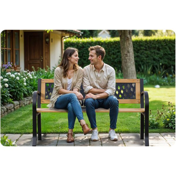 Sodo suolas su atlošu 125 x 77 x 49 cm „Elion“ sofa