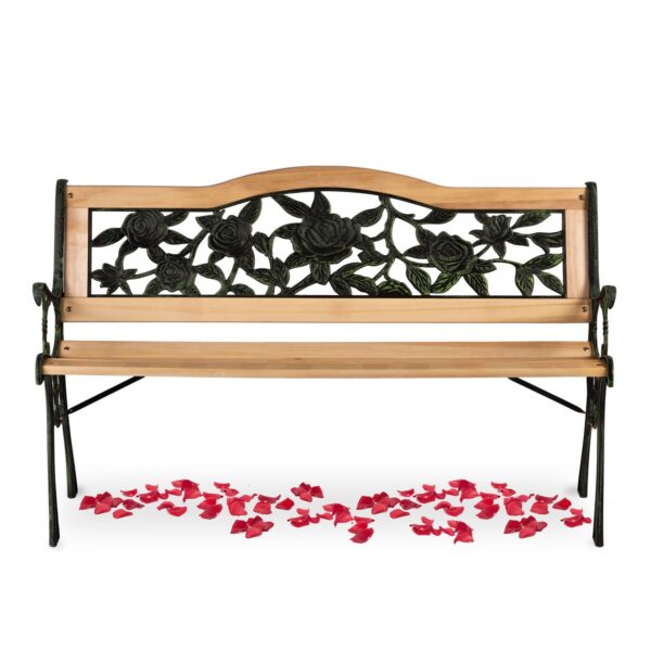 Parko suolas su atlošu 123,5 x 74 x 48 cm Gardi Rose Sofotel