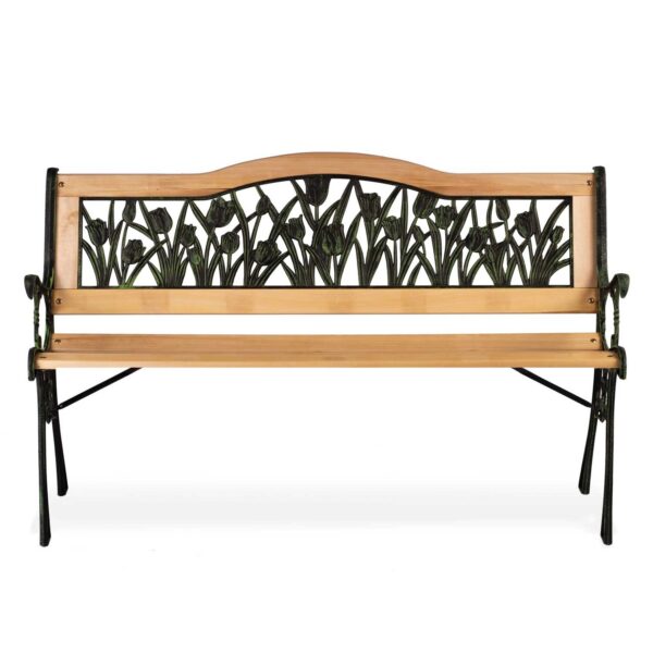 Parko suolas su atlošu 123,5 x 74 x 48 cm Gardi Tulip Sofotel