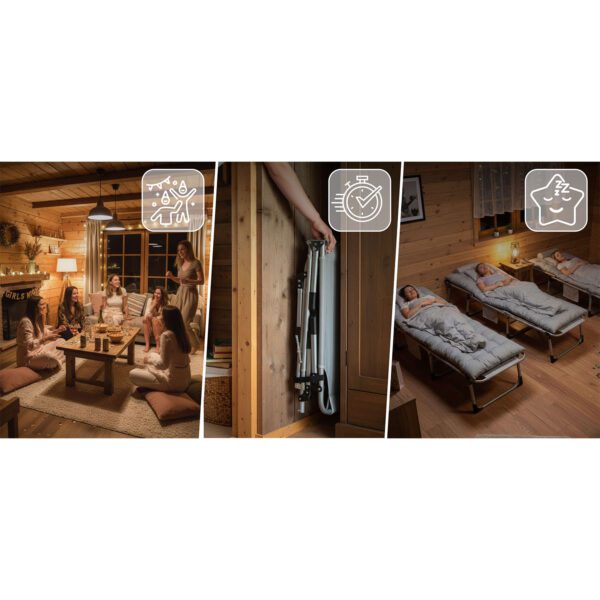 Sulankstoma kempingo lova, sodo gultas, „ChillWell Dream Sofotel“