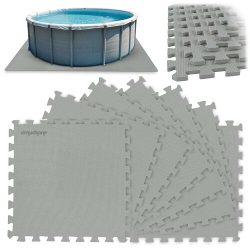 Mata piankowa pod basen puzzle 50 x 50 cm 8 szt Putplasčio kilimėlis baseino dėlionei 50 x 50 cm 8 vnt.