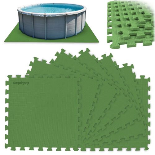 Mata piankowa pod basen puzzle 50 x 50 cm 8 szt Putplasčio kilimėlis baseino dėlionei 50 x 50 cm 8 vnt.