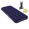 Pripučiamas čiužinys 185x76x22 cm su stūmokliniu pompa Bestway 67000