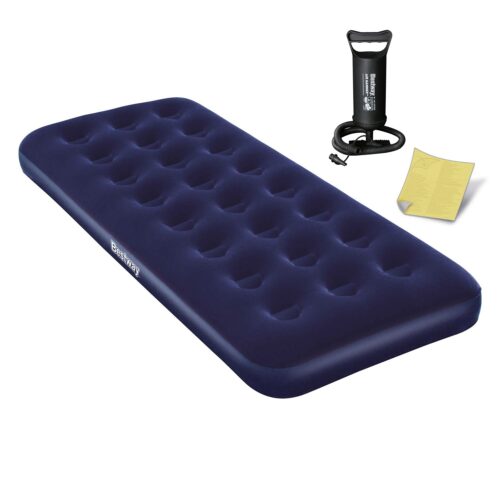 Pripučiamas čiužinys 185x76x22 cm su stūmokliniu pompa Bestway 67000