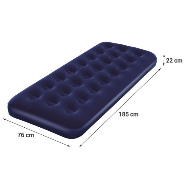 Pripučiamas čiužinys 185x76x22 cm su stūmokliniu pompa Bestway 67000
