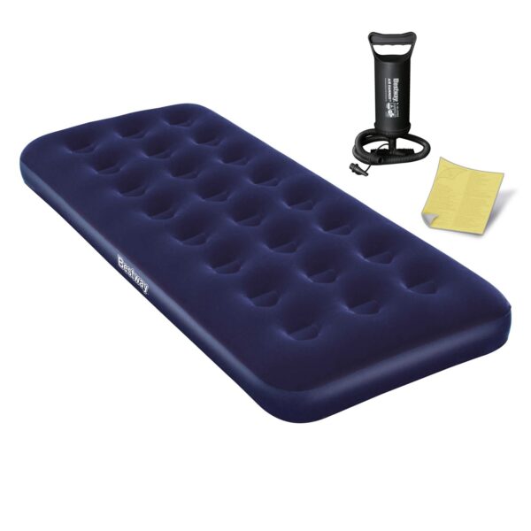 Pripučiamas čiužinys 185x76x22 cm su stūmokliniu pompa Bestway 67000