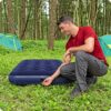 Pripučiamas čiužinys 188x99x22 cm su stūmokliniu pompa Bestway 67001