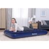 Pripučiamas čiužinys 188x99x22 cm su stūmokliniu pompa Bestway 67001