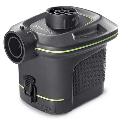 Pripučiamas čiužinys 191x137x25 cm su elektriniu pompa INTEX 64778